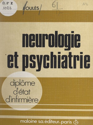 cover image of Neurologie et psychiatrie